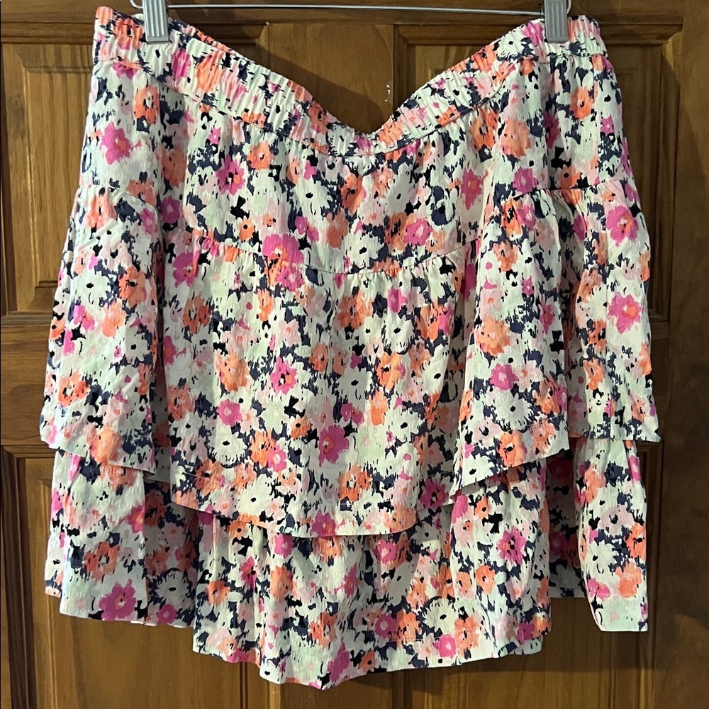 Universal Thread Floral Patterned Skirt - Picture 4 of 4